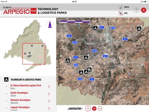 NUEVO ARPEGIO. Technology & Logistics Parks. screenshot 3