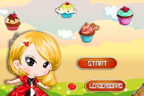 Little Girls Cupcake Hop Game - A Lite Jumping Dash LX screenshot 2