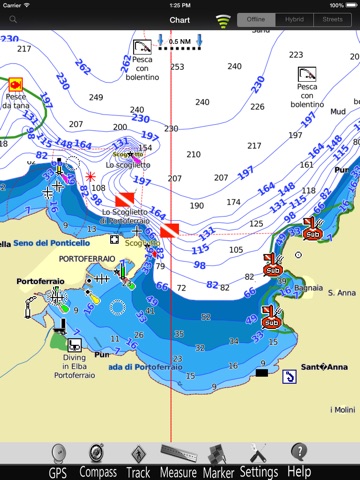 Elba Island Nautical Chart Pro screenshot 3