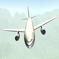 Aterrizaje de aviones - piloto del avión