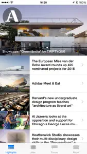 Archinect screenshot #1 for iPhone