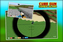 Game screenshot Cube Gun 3D Zombie Island hack