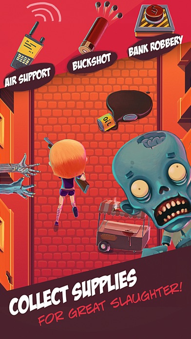 Screenshot #1 pour Tsunami Girl Smash Zombie