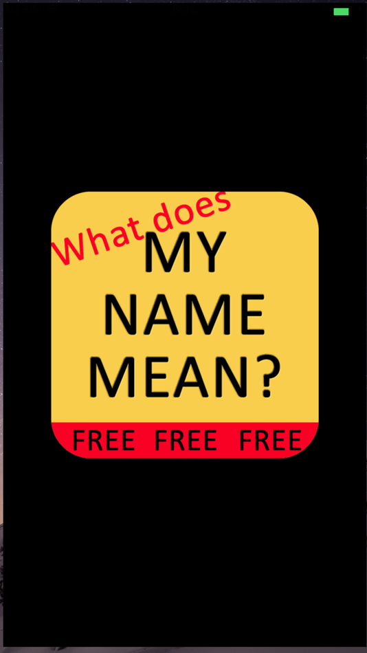 #1. What does MY NAME MEAN? (iOS) 由: Indigo Penguin Limited