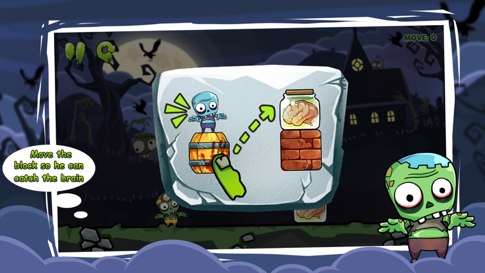 #3. Chibi Zombies : Where's my brain? (iOS) 由: BIG WOOD GAMES LIMITED