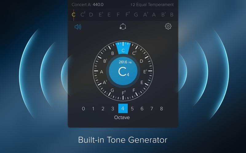 instuner - chromatic tuner for guitar, ukulele and string instruments iphone screenshot 3