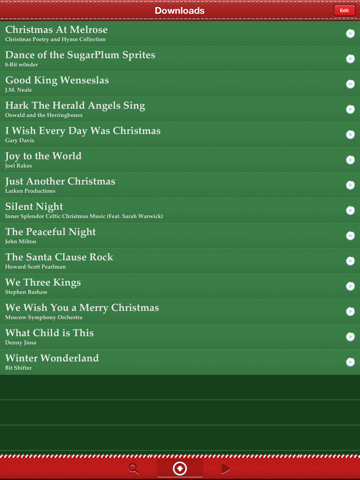 Christmas Music ~ 10,000 FREE Christmas Songs! iPad screenshot 1 - Music app