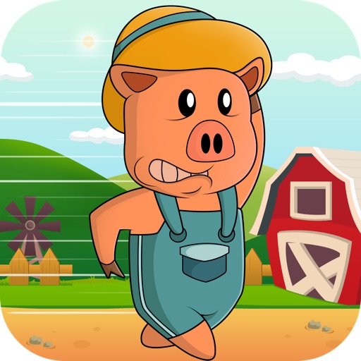 Bacon Runner Rush! - Tiny Ham Pig on the Run from Bad Piggies icon