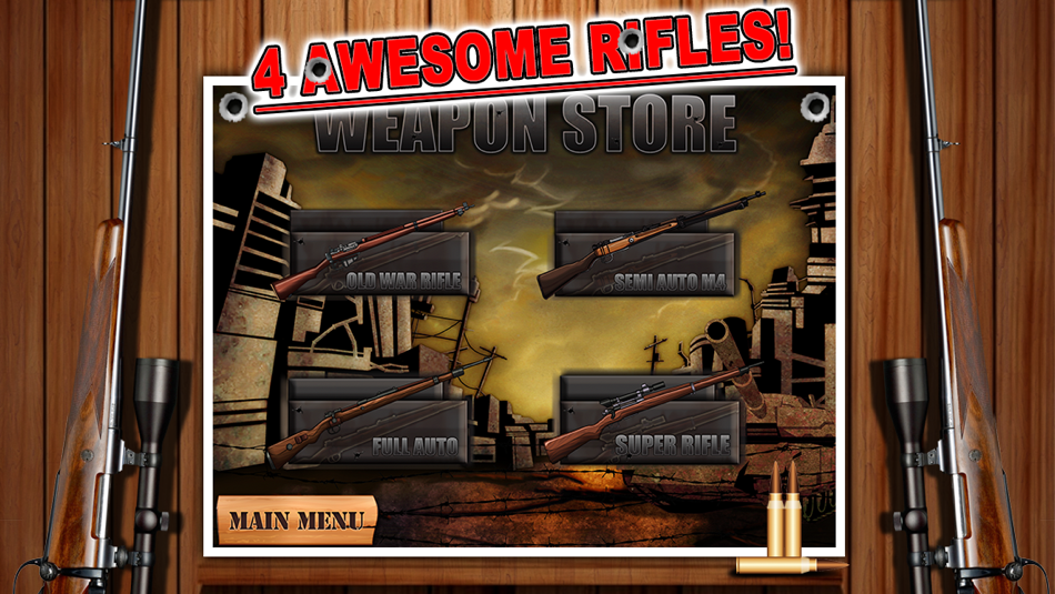 A World War 2 Sniper Shooting Game with Weapon Simulator Scope Rifle Games FREE - 1.0 - (iOS)