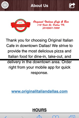 Original Italian Cafe screenshot 4