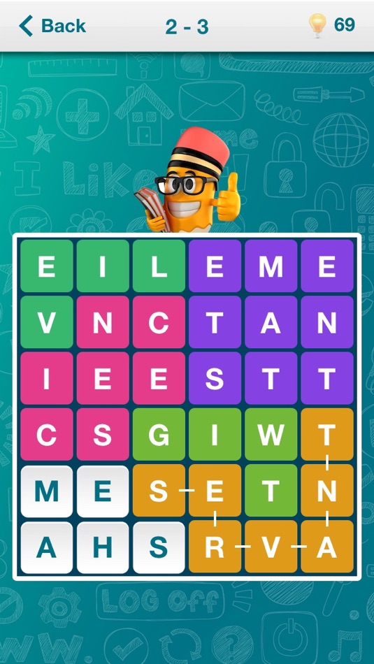 #3. Worders - word search puzzle game, find and guess words on the field (iOS) 由: Anton Kartunov