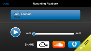 deej lite - dj turntable. mix, record & share your music iphone screenshot 3
