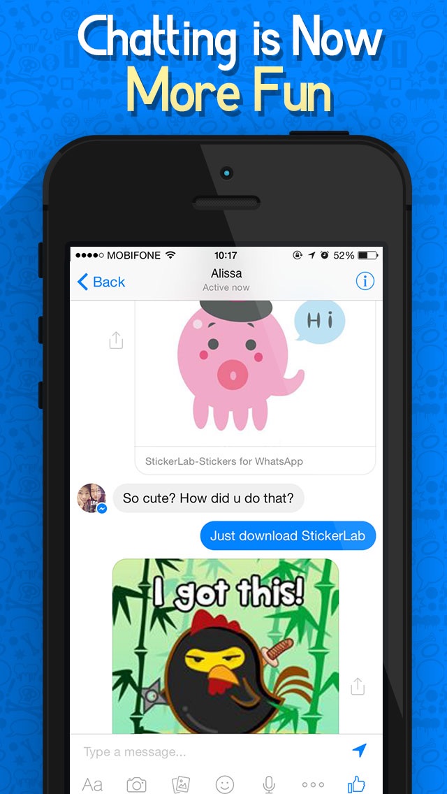 How to cancel & delete StickerLab for Messenger from iphone & ipad 2