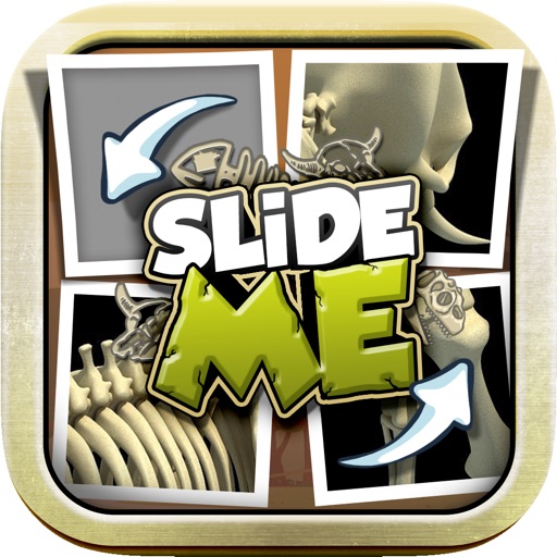 Slide Me Puzzle : Animal Skeletons Anatomy Tiles Quiz