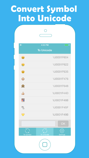 ‎Unicode轉換器 - 轉換字元到編、碼轉換編碼到字元 Screenshot