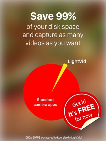 Screenshot #4 pour LightVid - Capture Videos with Much Less Space