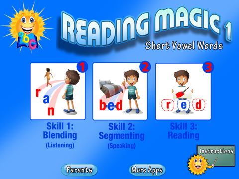 Screenshot #1 for READING MAGIC Deluxe--Learning to Read Through 3 Advanced Phonics Games