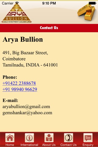 Arya Bullion screenshot 3