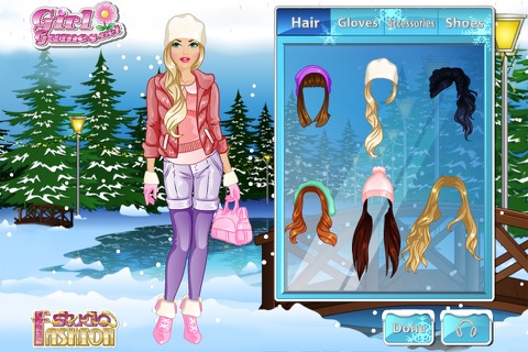 Winter Outfit Fashion Studio screenshot 4