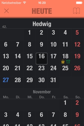 Namenstagskalender AT screenshot 3