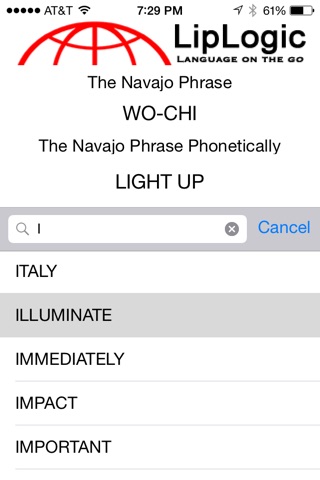 LipLogic Navajo Code Talkers Words and Phrases screenshot 4
