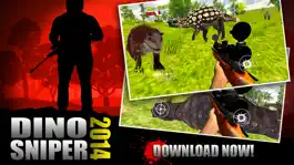 Game screenshot Alpha Dino Sniper 2014 3D FREE: Shoot Spinosaurus, Trex, Raptor apk