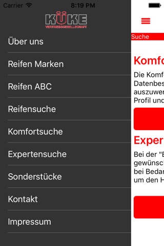 Küke LKW-Reifen screenshot 3