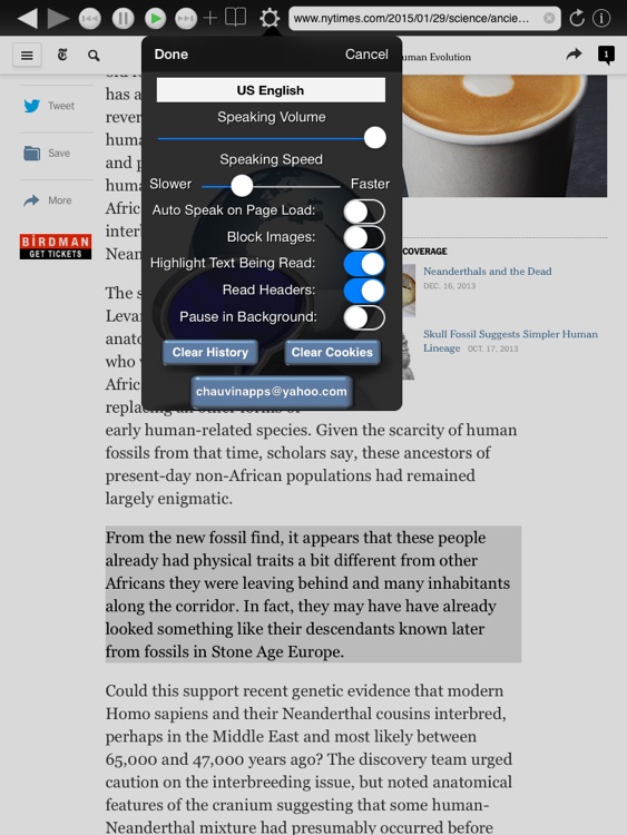 Web Reader HD - Text to Speech Page Reader