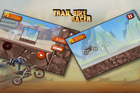 Trail Bike Racer - Unreal Dirt Motor Cycle Stunts screenshot 2