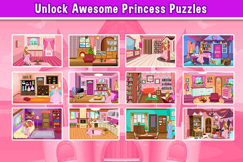 A Princess Hollywood Hidden Object Puzzle - can u escape in a rising pics game for teenage girl stars screenshot 4