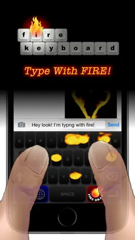 Game screenshot Fire Keyboard - Draw Flaming GIFs! apk