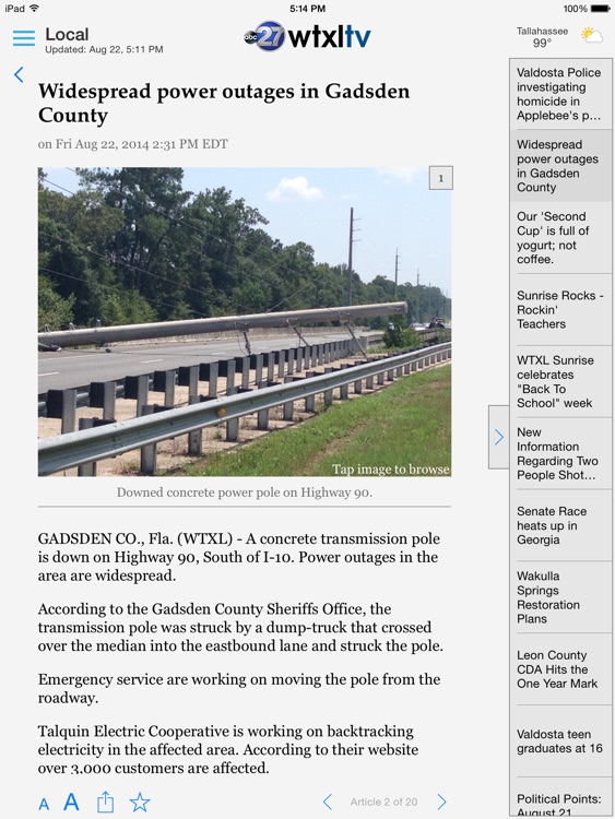 WTXL News App for iPad screenshot-4