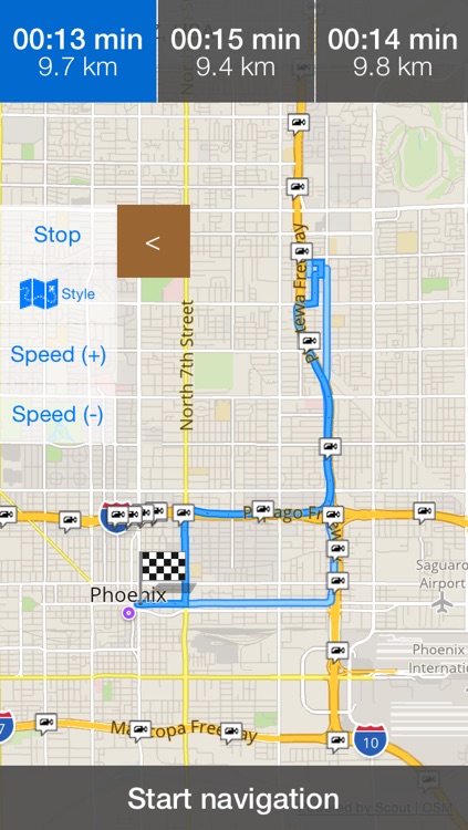 Arizona/Phoenix Offline Map & Navigation & POI & Travel Guide & Wikipedia with Traffic Cameras Pro