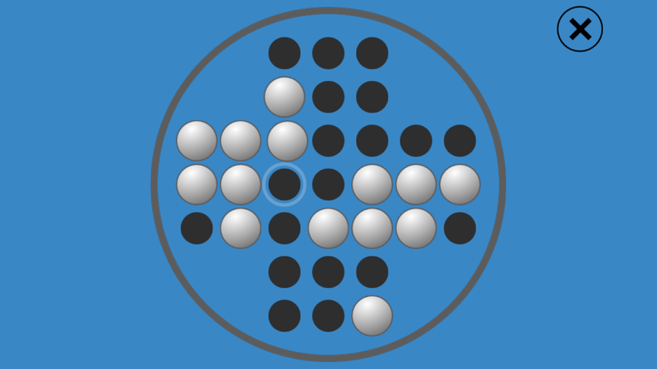 #3. Classic Peg Solitaire Touch (iOS) 来自: Kevin White