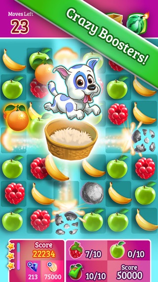 Juicy Fruit - 3 match puzzle yummy blast mania gameのおすすめ画像3