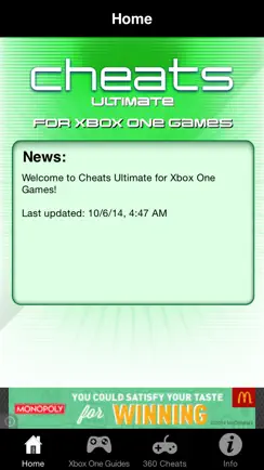 Cheats Ultimate for Xbox One iPhone image 1