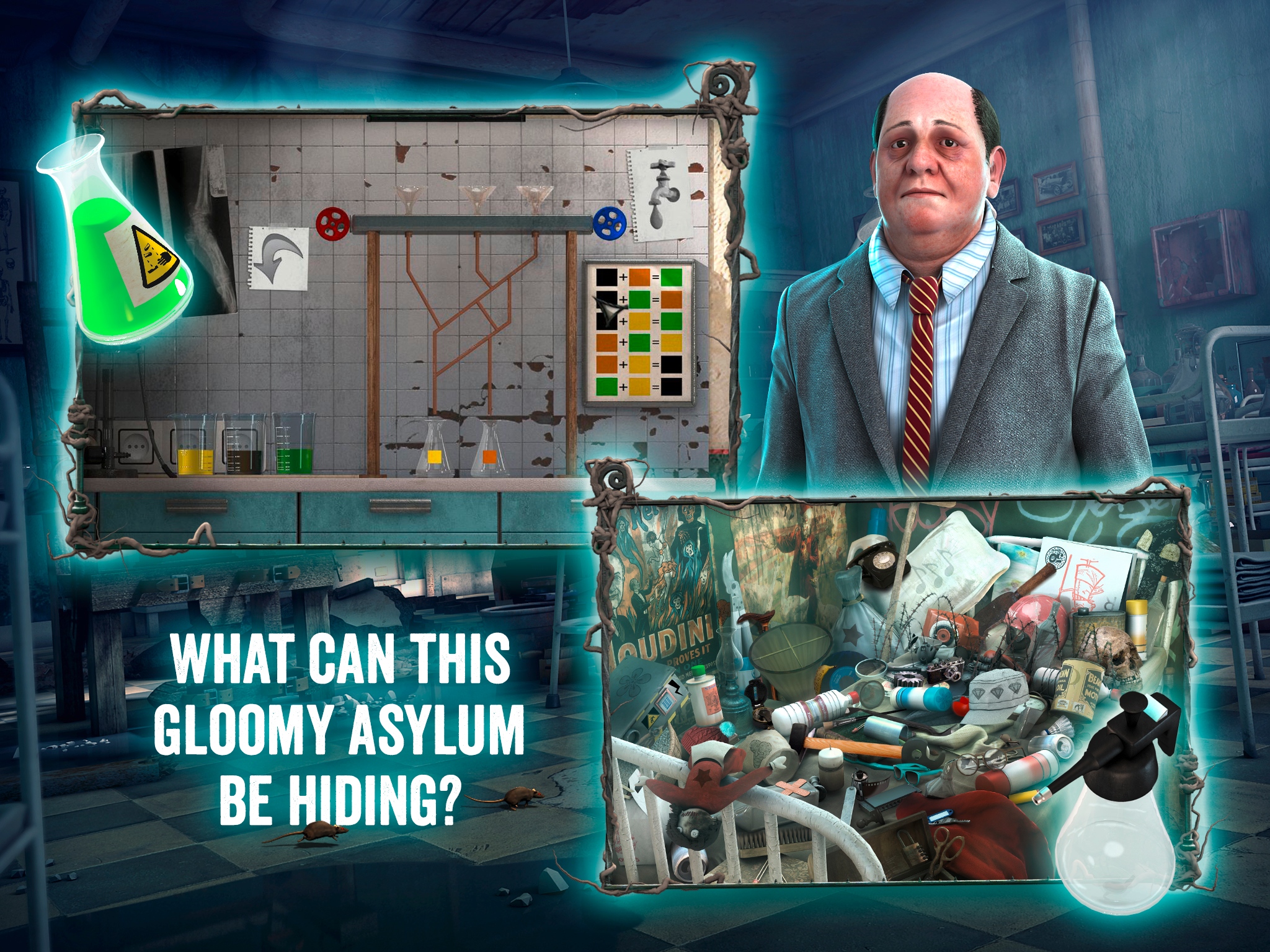 Medford Asylum: Paranormal Case - Hidden Object Adventure