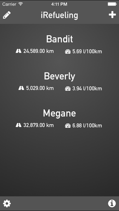 iRefueling iPhone screenshot