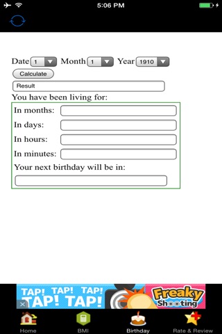 BMI Lose Weight Calculator screenshot 2