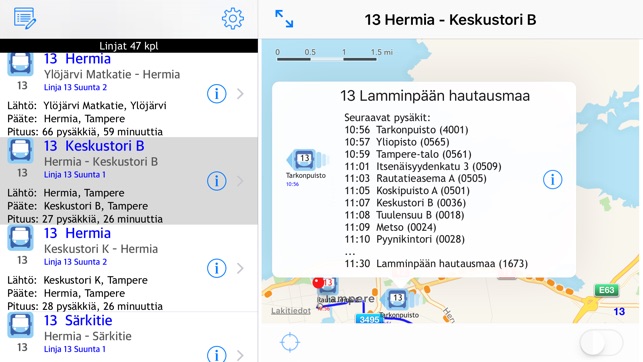 Nysse Tracker(圖3)-速報App