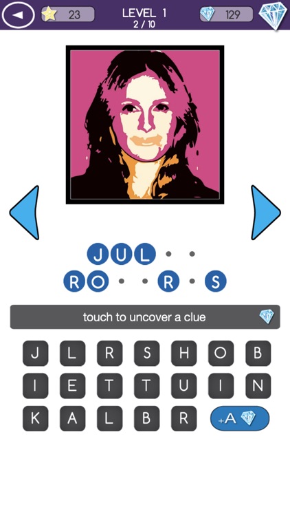 Movie Stars Popart Quiz screenshot-3