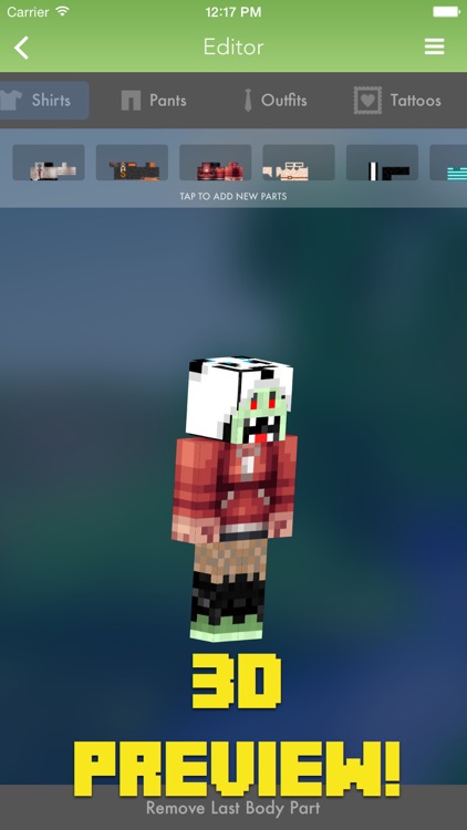 Gidspor's Easy Skin Creator for Minecraft