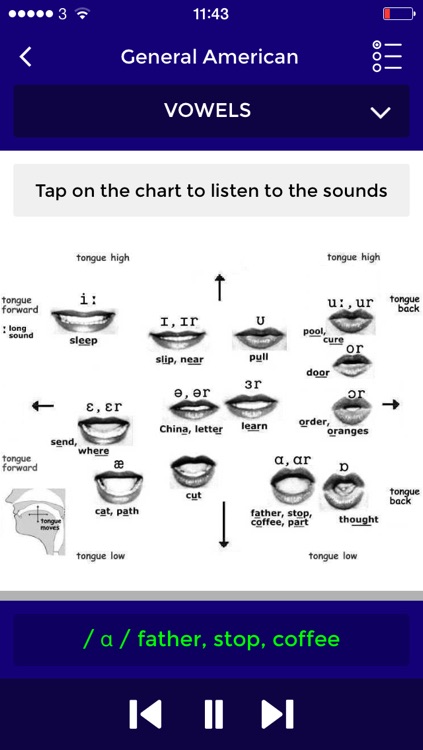 The Voice Café Accent App - an interactive app for learning and accents and dialects from Britain, America and around the world screenshot-4