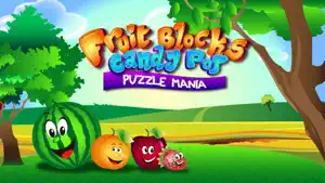 A Fruit Blocks Candy Pop Maker Mania Puzzle Game Free screenshot #1 for iPhone