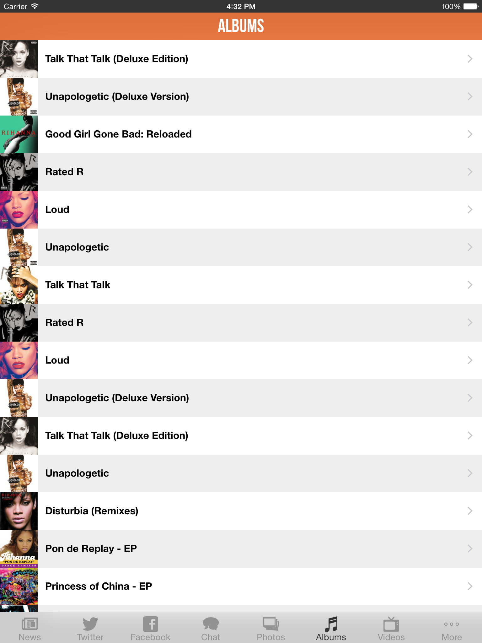 My Artist Alerts for Rihanna - Free screenshot 9