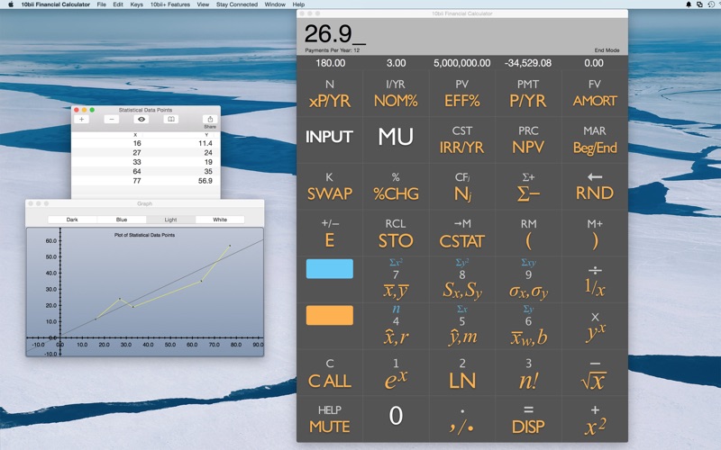 10bii Financial Calculator Screenshot