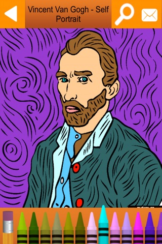 Famous Paintings Coloring Book screenshot 3