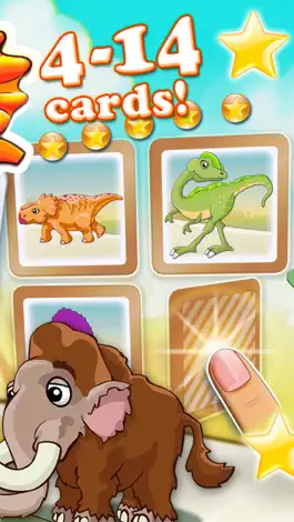 Game screenshot Jurassic dinosaur world pairs puzzle for toddlers and kids apk