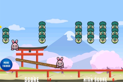 Seesaw Bunny - Launch the Furry Rabbit screenshot 2