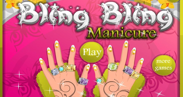 Diamond Nail Polish Manicure